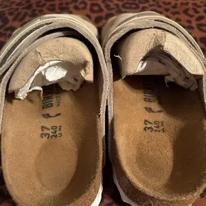 NWT! Birkenstock Kyoto Taupe Camo Slides Birkenstock | Shoes | Birkenstock Kyoto Gray Taupe Camo  main image 2